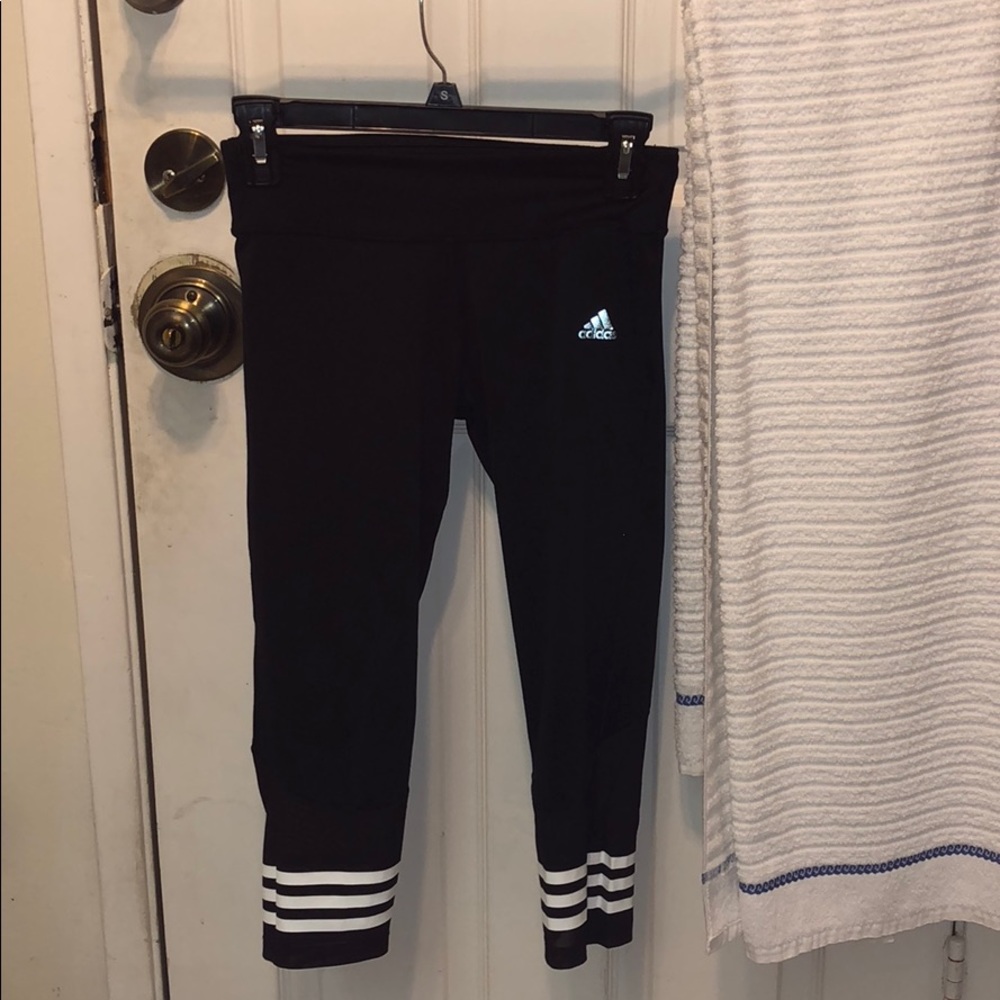 Adidas Leggings w/ Mesh